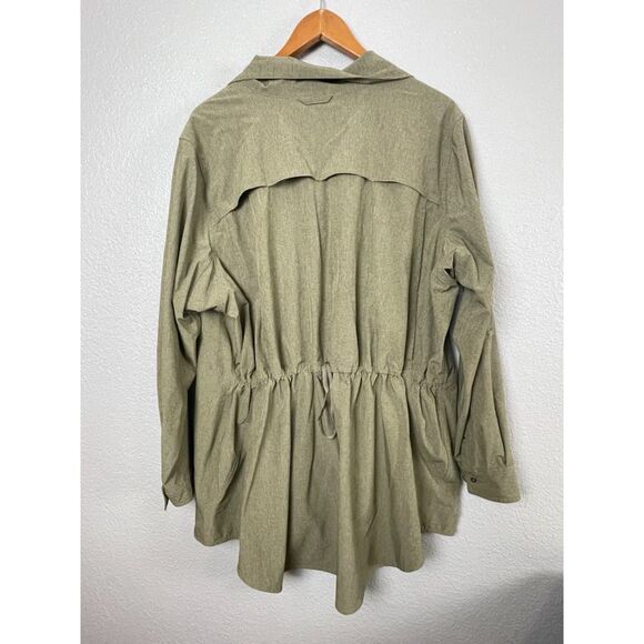 Duluth Trading Women's Plus Size 2X Green Sol Survivor Sun Protection Tunic Top - Picture 2 of 13